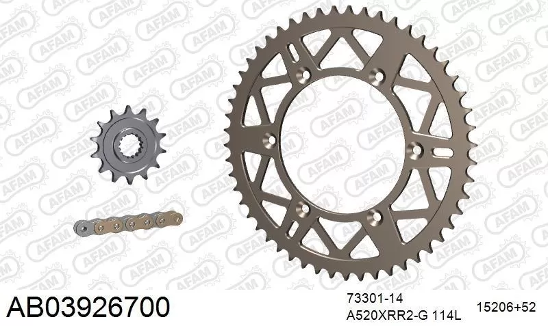 AFAM Chainset - Aluminium AB