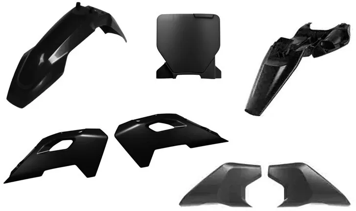 Rtech Plastic Kit 6-Piece Black Husqvarna TC 50 2024-