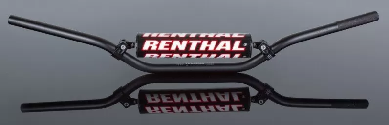 Renthal Handlebar 22mm RC High Black Padded 809-01-BK-01-185