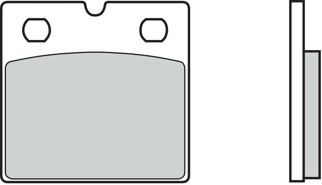 Brembo 07BB2107 Brake Pads Organic Genuine Street 