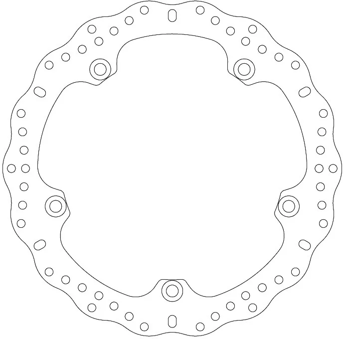 EBC Contoured Solid Brake Disc MD3110C