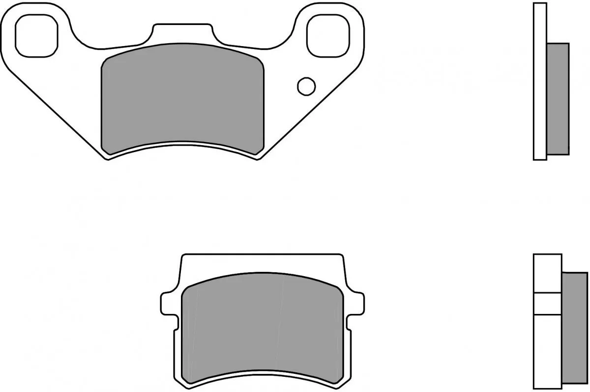Brembo 07GR11CC Brake Pads Organic Street 