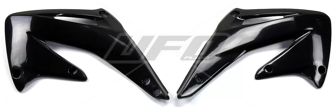 UFO Radiator Covers Black Honda CRF450 2002-2004
