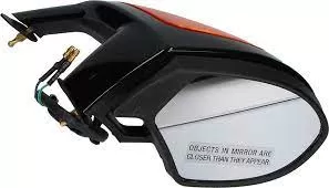 Mirror, right, glossy black