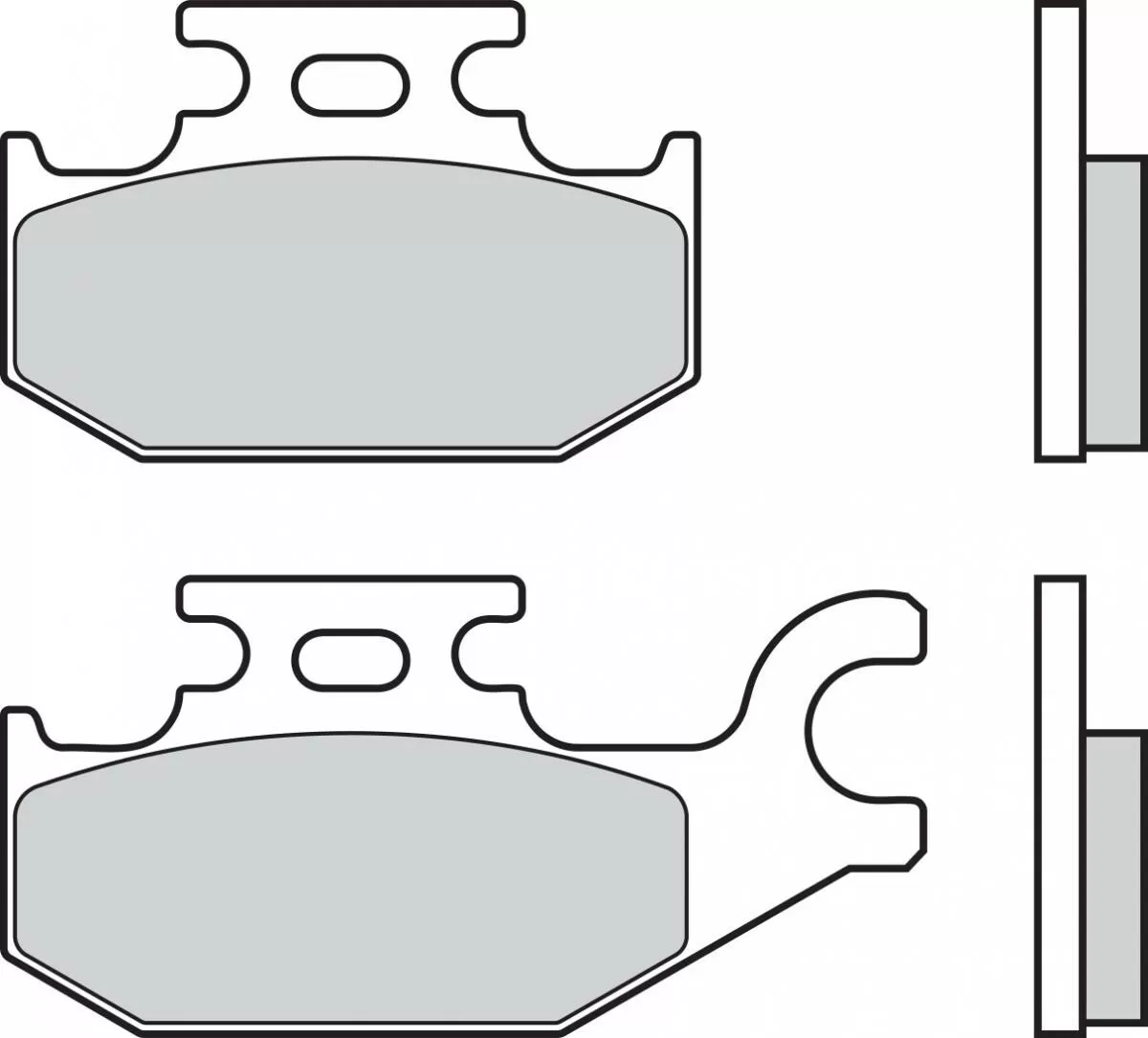 Brembo 07070CC Brake Pads Organic Scooter 