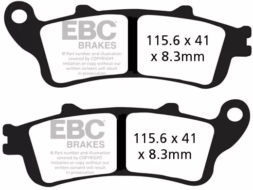EBC Semi-Sintered Brake Pads FA261V