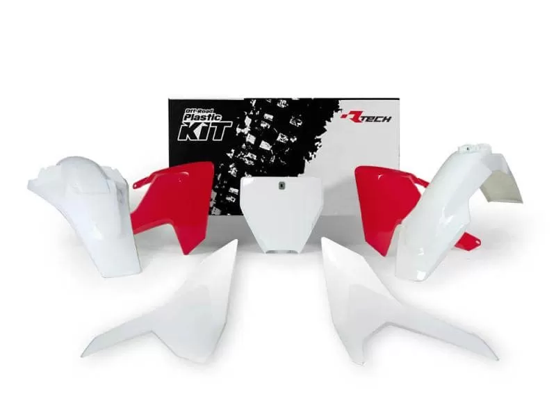 Rtech Plastics Kit Red/White