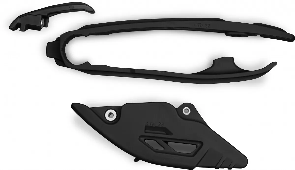 UFO Chain Guide & Swingarm Slider Black KTM SX/SX-F 23-25