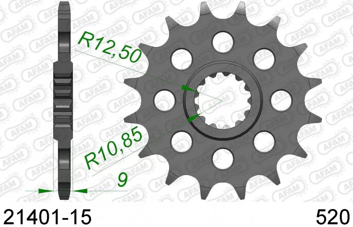 AFAM Sprocket Front 15T - 520