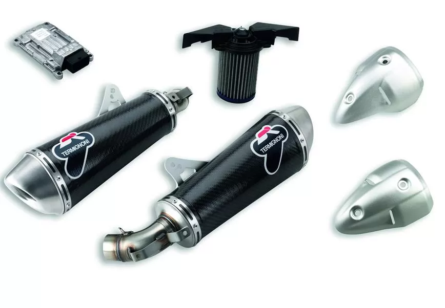 Ducati Carbon racing exhaust kit - M 96457710B