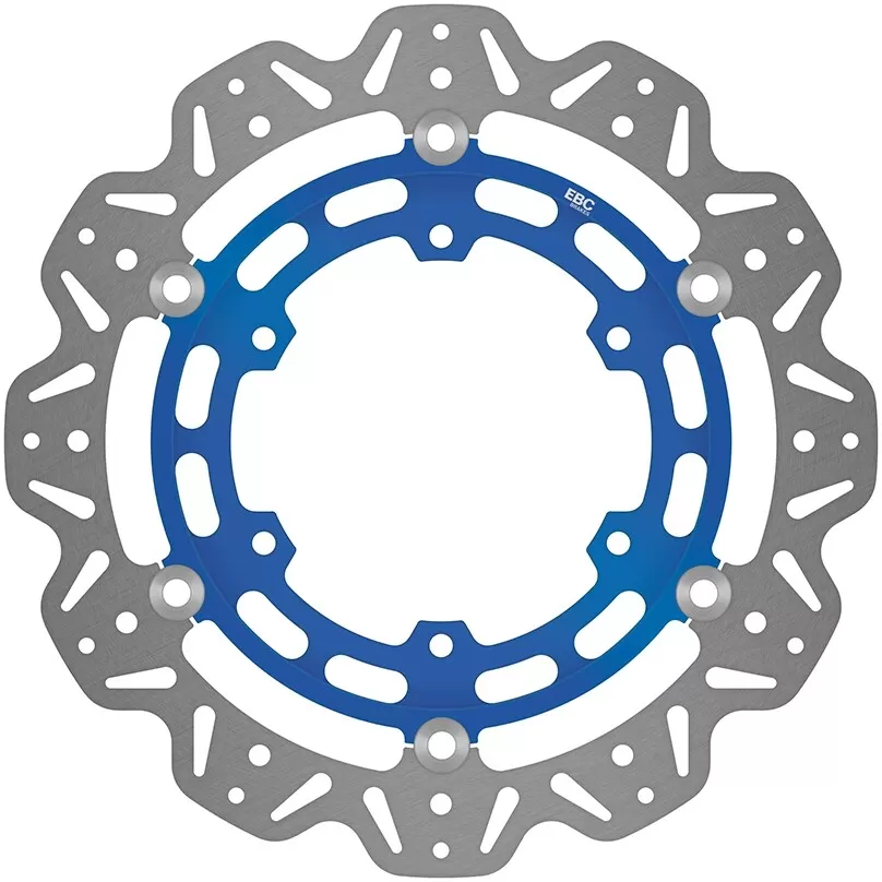 EBC Vee Floating Brake Disc Blue Centre VR2126BLU