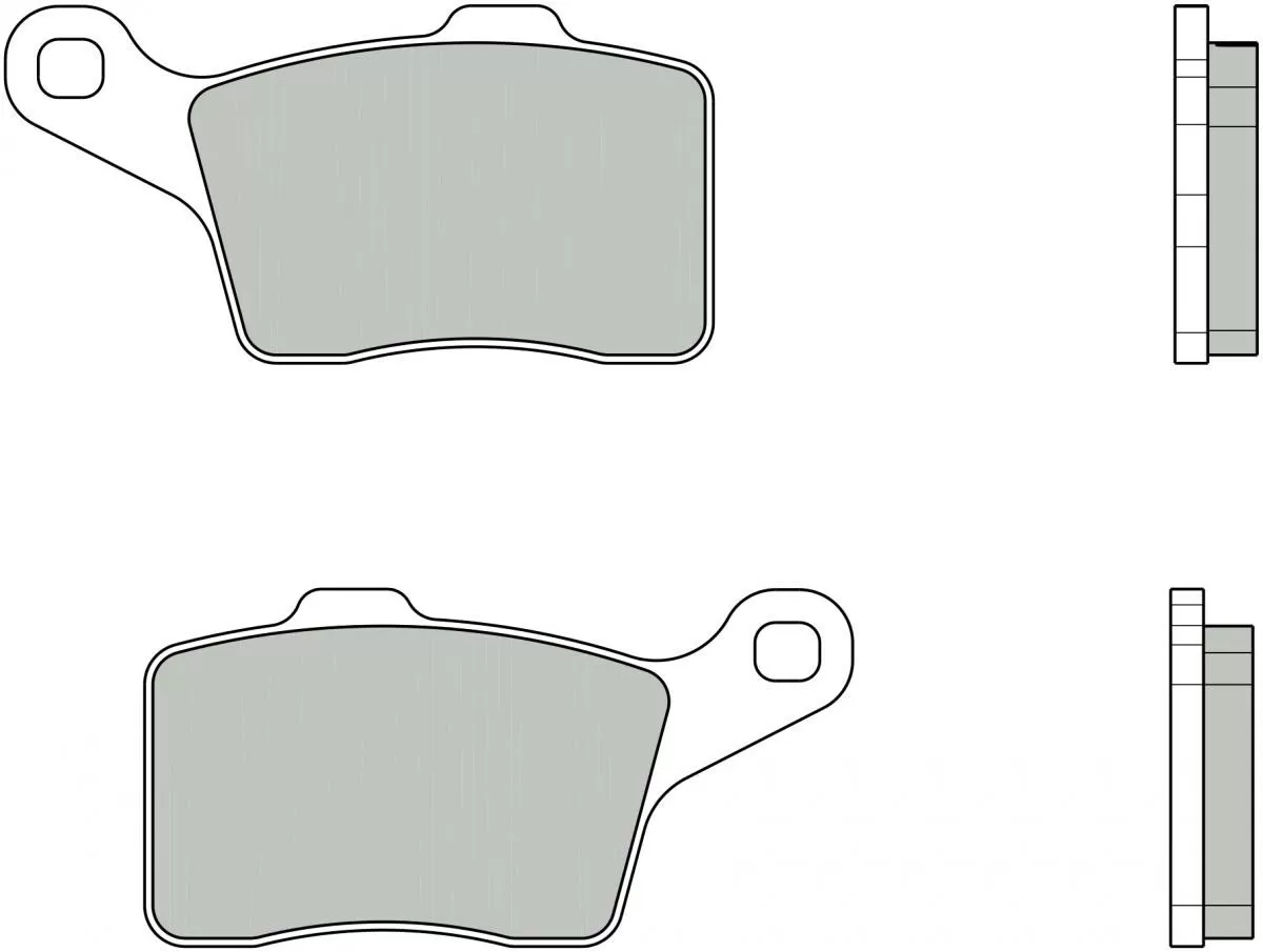 Brembo 07BB3590 Brake Pads Sinter Genuine Street 