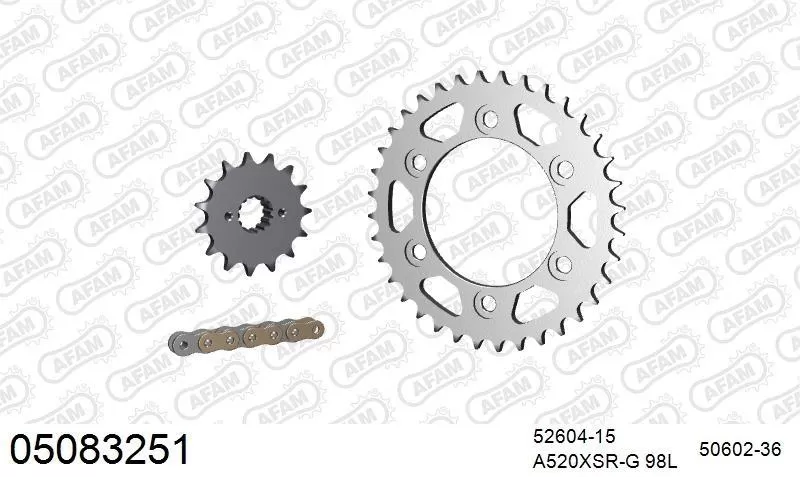 AFAM Chainset - Steel