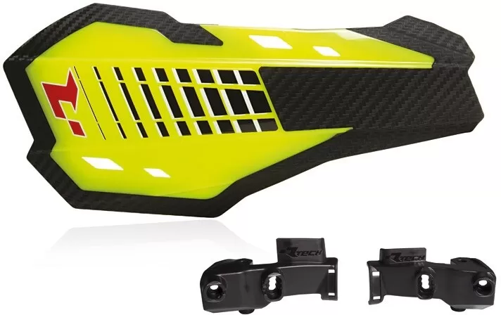 Rtech HP2 Hand Guards with Braktec Mount Kit Yellow