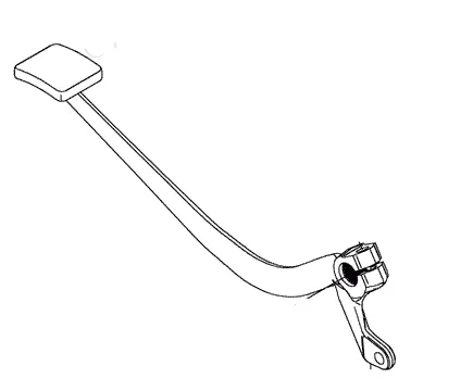 Kawasaki Brake Pedal 43001-0769