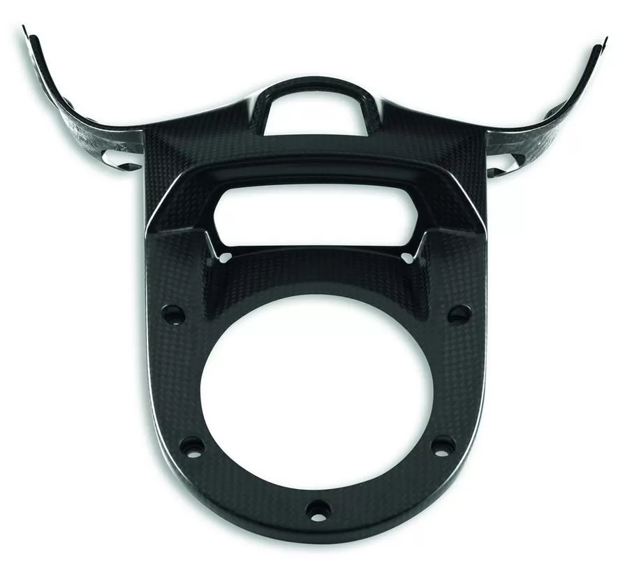 Ducati Carbon lower instrument panel cover - DV 96902610A