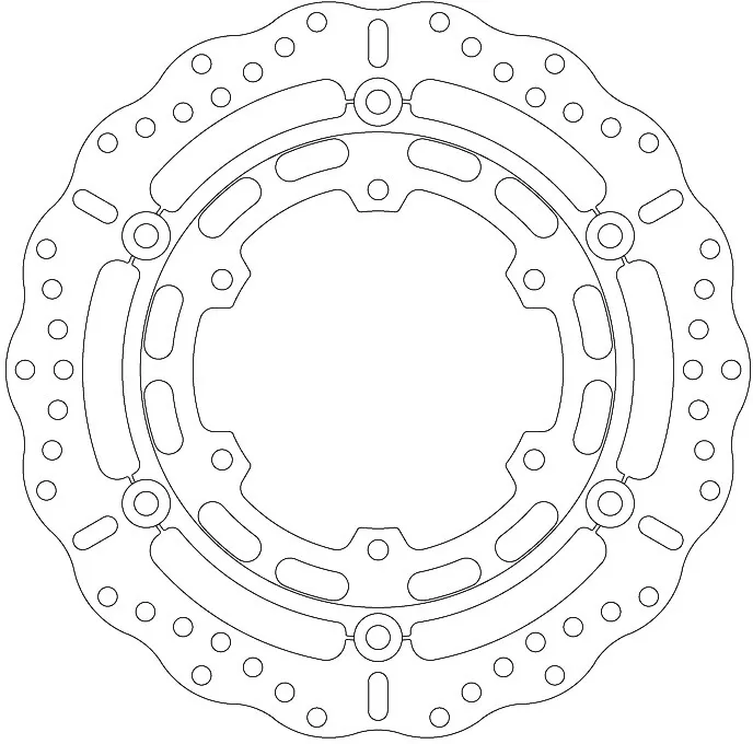 EBC Floating Wave Brake Disc MD2128XC