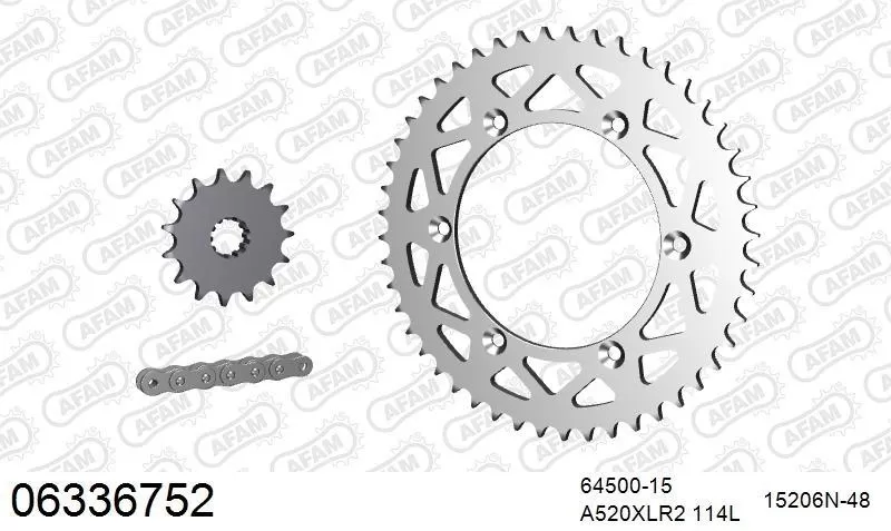 AFAM Chainset - Aluminium