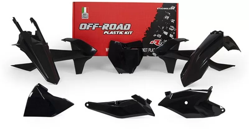 Rtech Plastics Kit 6-Piece with Airbox Black SX 85