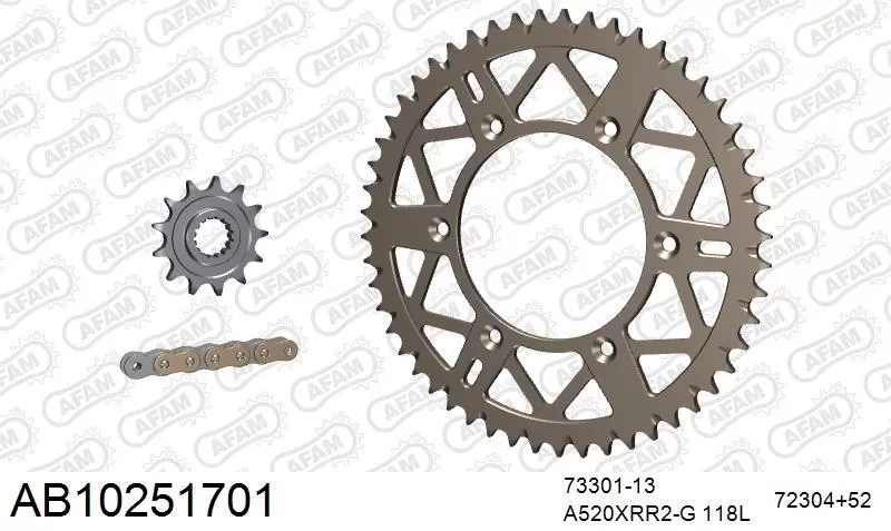 AFAM Chainset - Aluminium AB