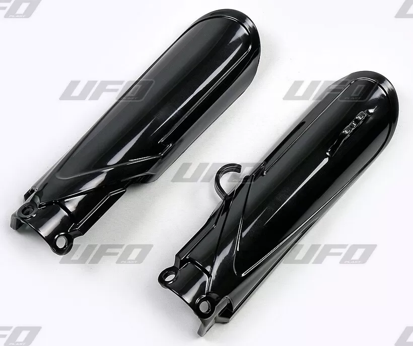 UFO Fork Slider Protectors Black Yamaha YZ65