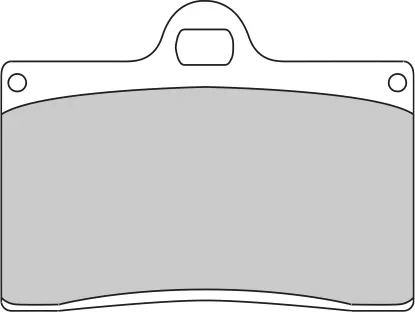 Ferodo FRP408P Brake Pads Argento