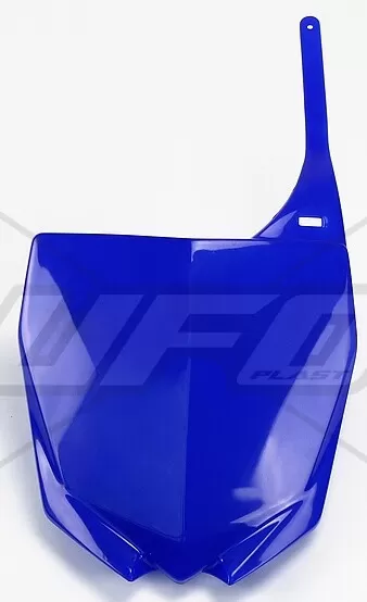UFO Front Number Plate Yamaha Blue YZF250/450 YZ125/250