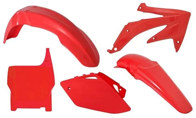 Rtech Plastics Kit 5 Pieces Honda CRF 450 Red