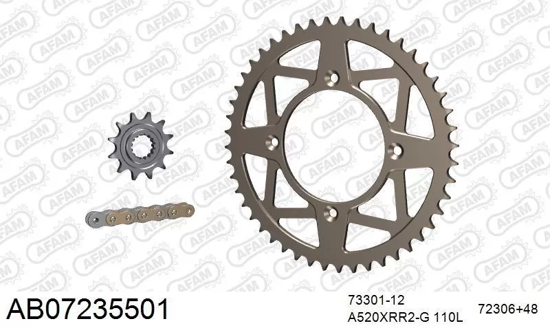AFAM Chainset - Aluminium AB