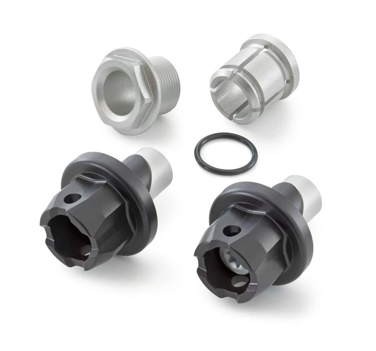 KTM Crash Caps Front Fork Black