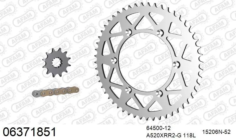 AFAM Chainset - Aluminium
