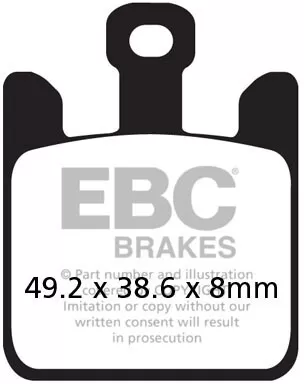 EBC HH Sintered Sportbike Brake Pads FA369/4HH