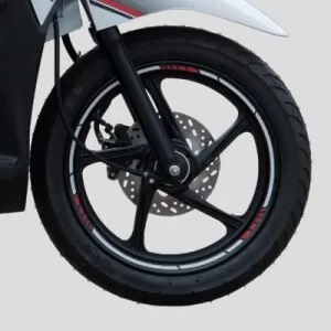 Suzuki Wheel Striping Red-White Address 110 (17-)
