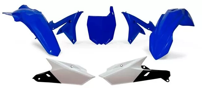 Rtech 5-Piece Plastic Kit Blue/White Yamaha YZF 250 14-18