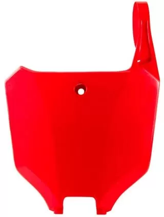 Rtech Front Number Plate Honda CRF-R/CRF-RWE 450 Red