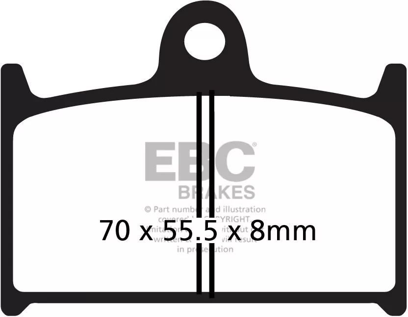 EBC HH Sintered Brake Pads FA145HH