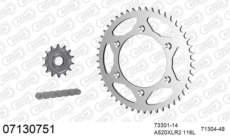 AFAM Chainset - Steel