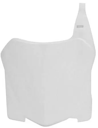 Rtech Honda CRF 250 08-09/CRF 450 08 Front Number Plate White