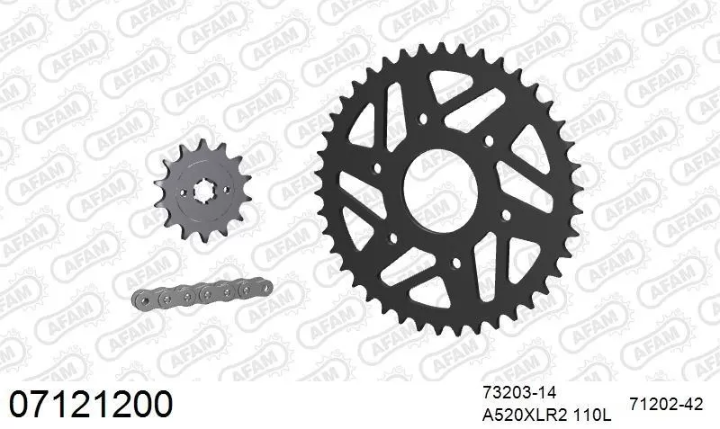 AFAM Chainset - Steel