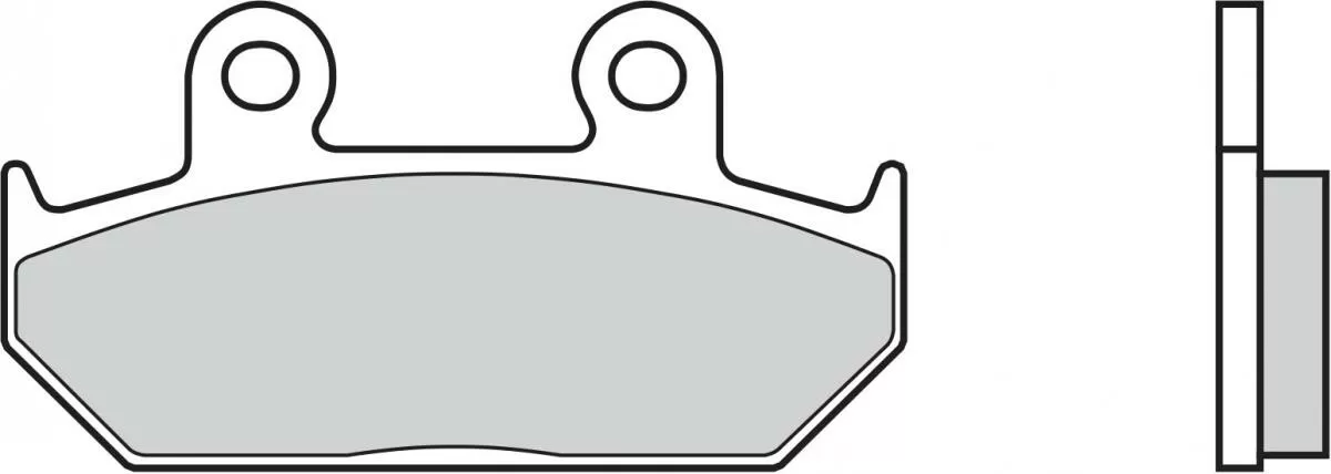 Brembo 07HO3509 Brake Pads Organic Genuine Street 