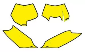 KTM Start Number Swingarm Set