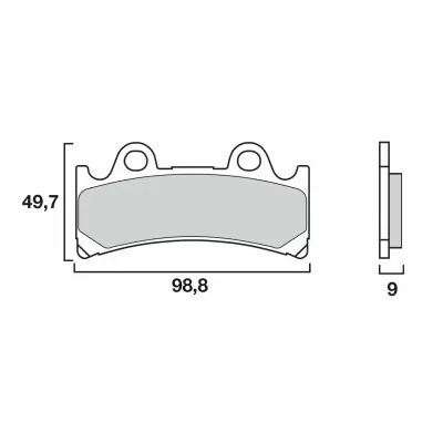 Brembo 07YA32SR Brake Pads Sinter Sport Street 