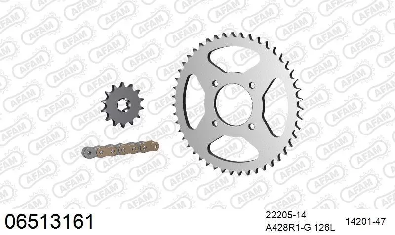 AFAM Chainset - Steel