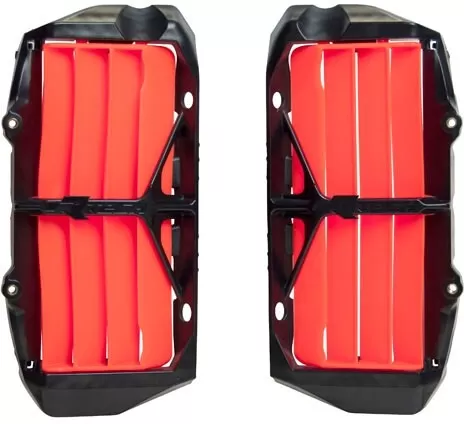 Rtech Oversize Radiator Louvers Neon Orange