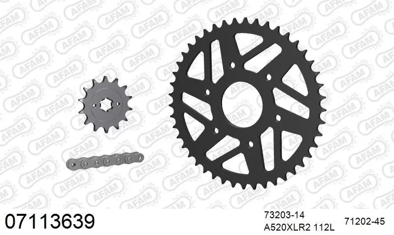 AFAM Chainset - Steel
