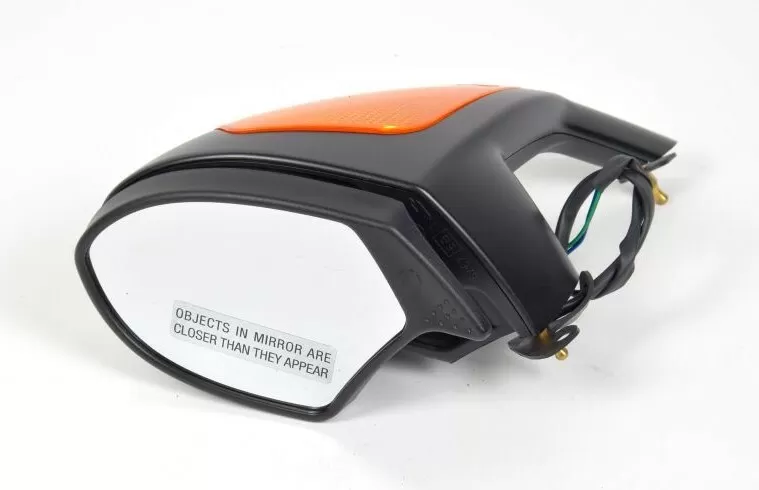 Mirror, left, black, dark