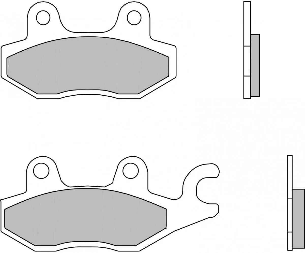 Brembo 07YA22SP Brake Pads Sinter Street 