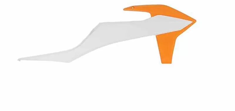 Rtech Radiator Scoops KTM White/Orange (OE)