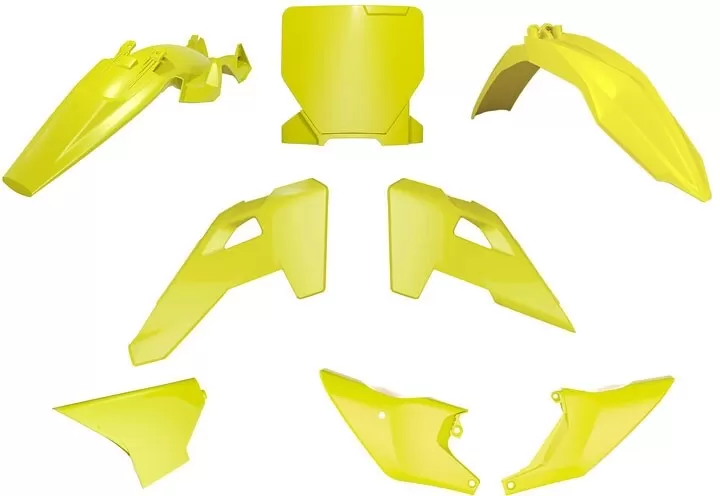 Rtech 6-Piece Plastic Kit TC 85 2025 Lemon Yellow