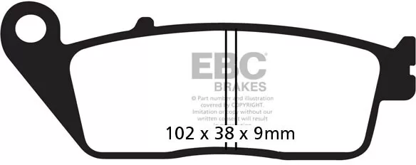 EBC Organic Brake Pads FA226